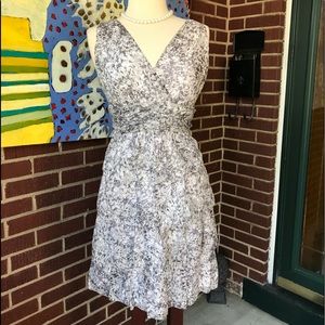 Talbots Ruched And Layered Petite Dress